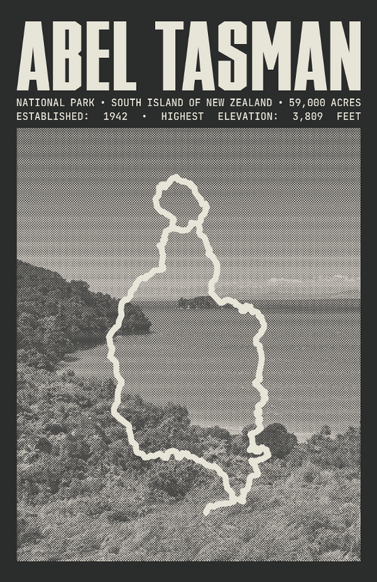 Abel Tasman National Park Poster