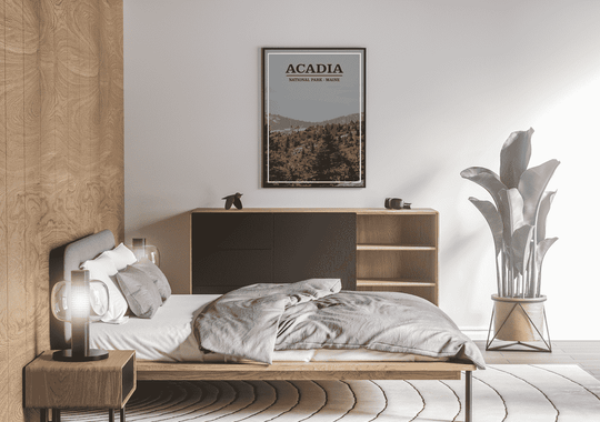 Acadia National Park Print | Vintage Style