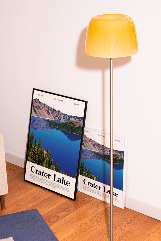 Crater Lake National Park Animated Poster