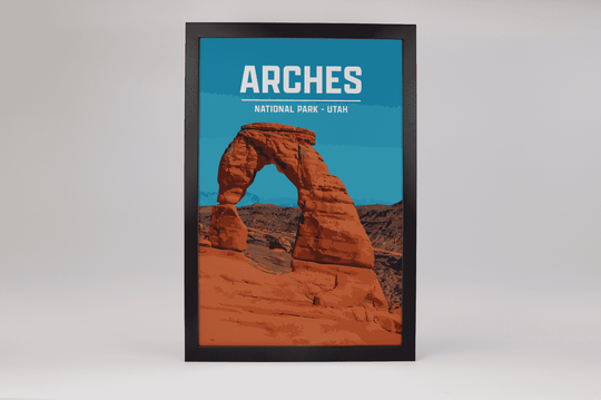Arches National Park Print | Vintage Style