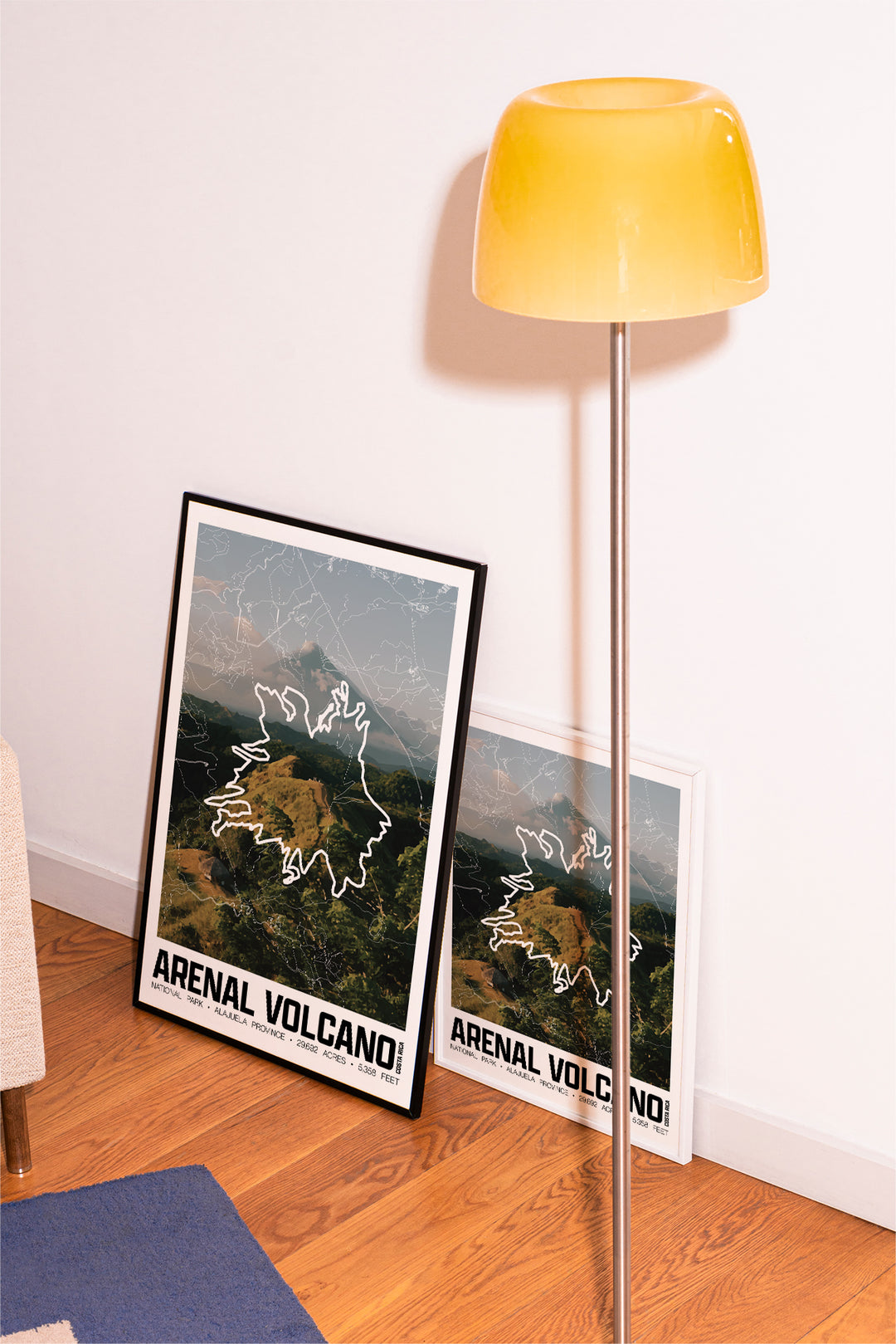 Arenal Volcano National Park – Perimeter Map Print