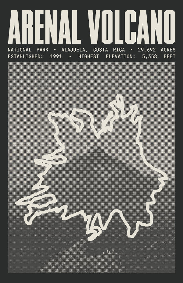 Arenal Volcano National Park Poster