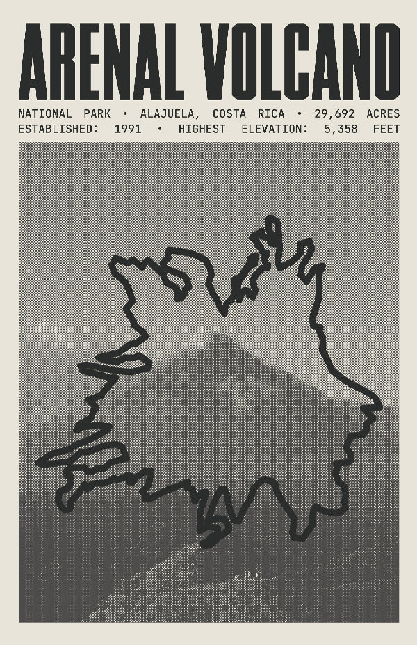 Arenal Volcano National Park Poster
