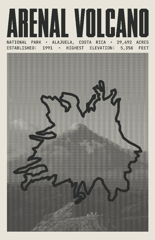 Arenal Volcano National Park Poster