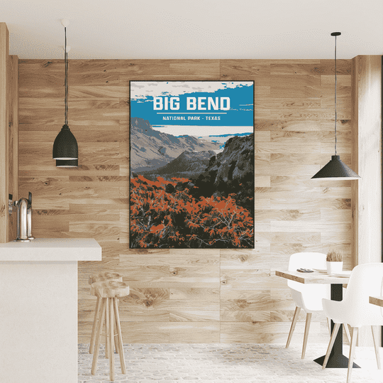 Big Bend National Park Print | Vintage Style