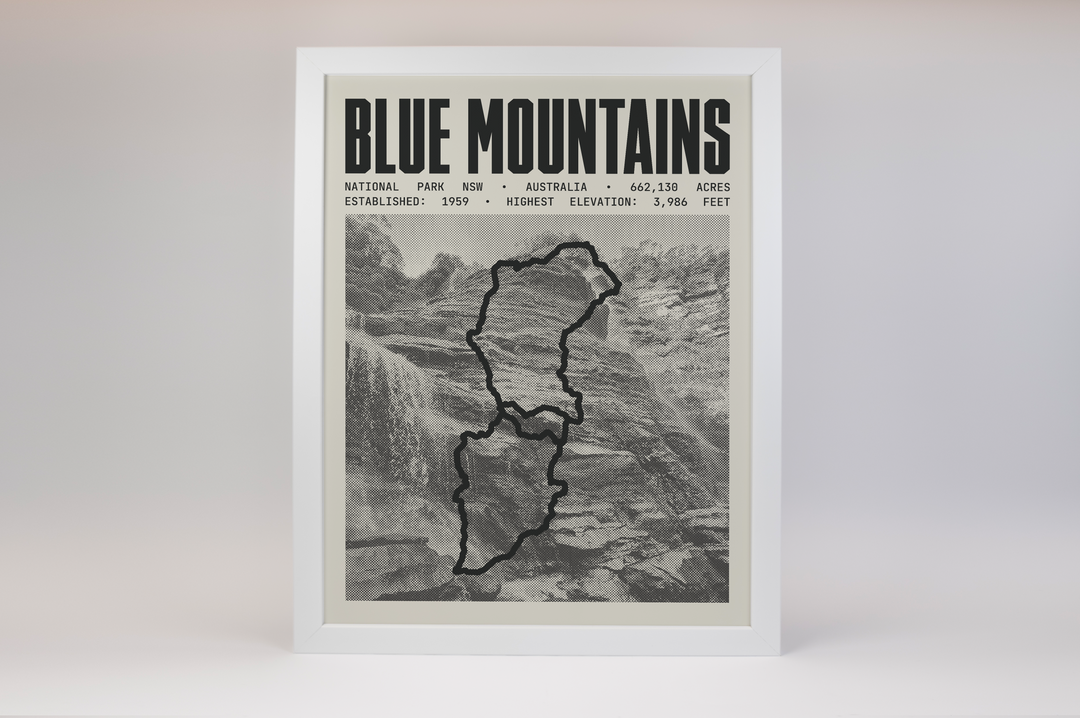 Blue Mountains National Park Poster