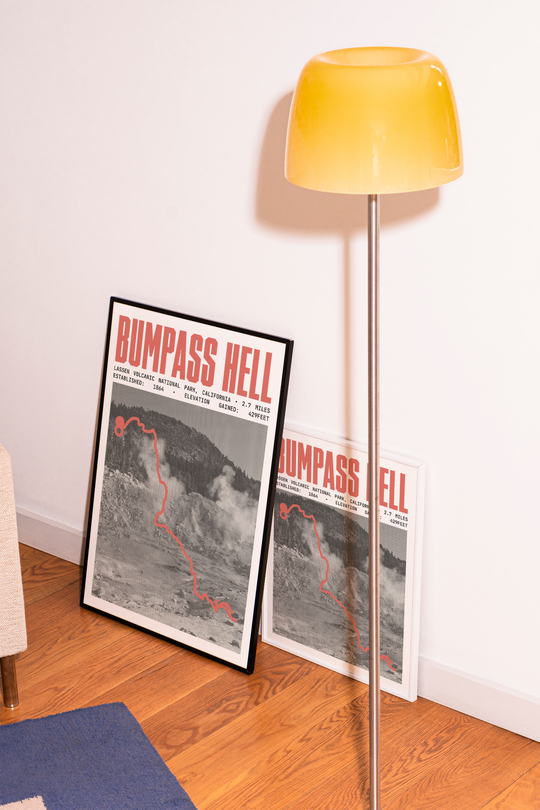 Bumpass Hell Poster | Lassen Volcanic National Park Prints