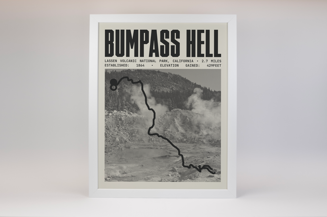Bumpass Hell Poster | Lassen Volcanic National Park Prints
