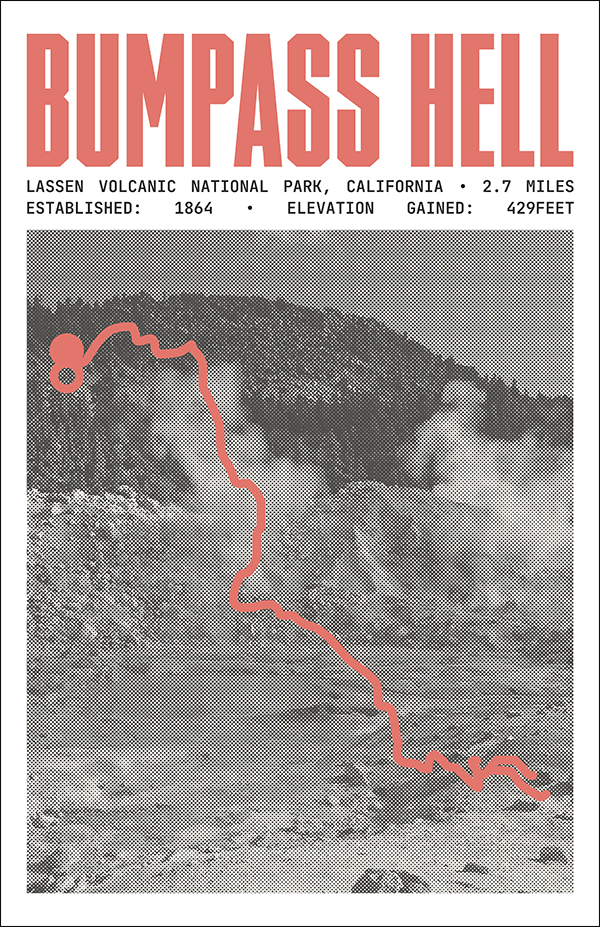 Bumpass Hell Poster | Lassen Volcanic National Park Prints