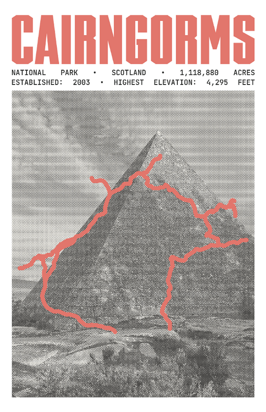 Cairngorms National Park Poster