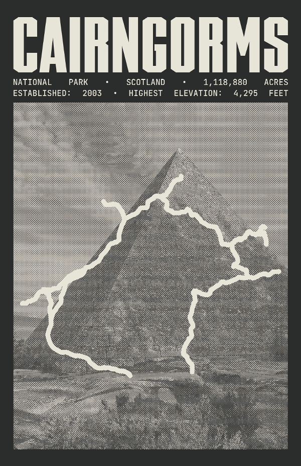 Cairngorms National Park Poster