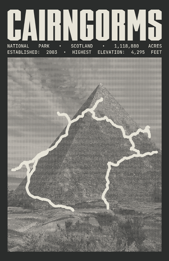 Cairngorms National Park Poster
