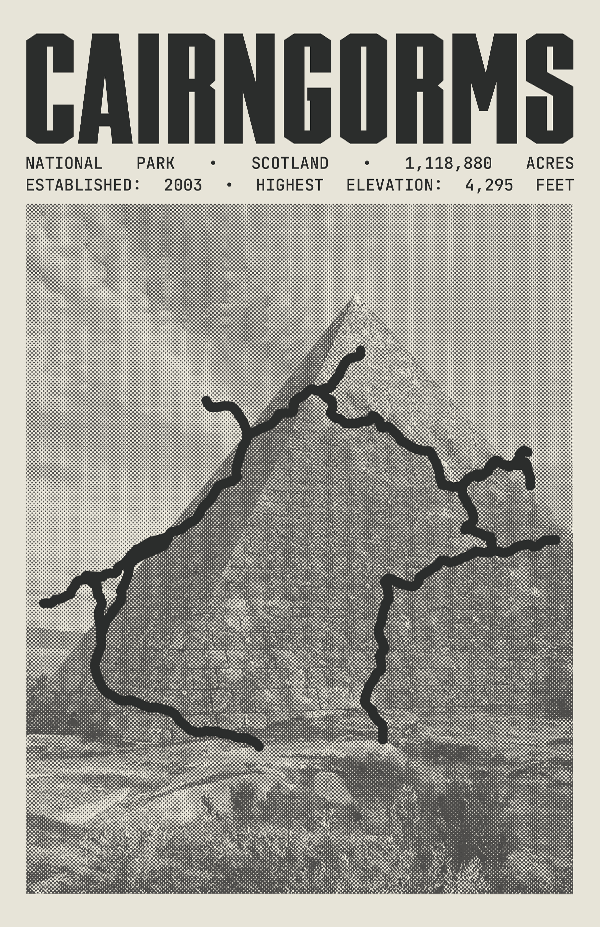 Cairngorms National Park Poster