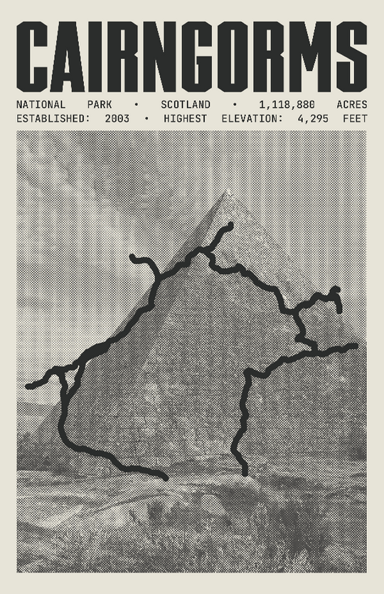 Cairngorms National Park Poster