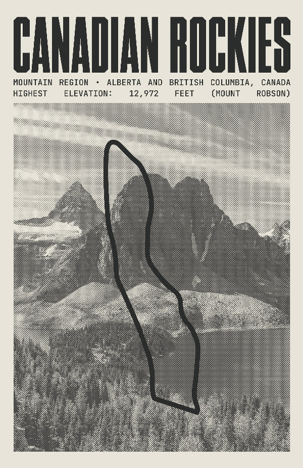 Canadian Rockies Poster