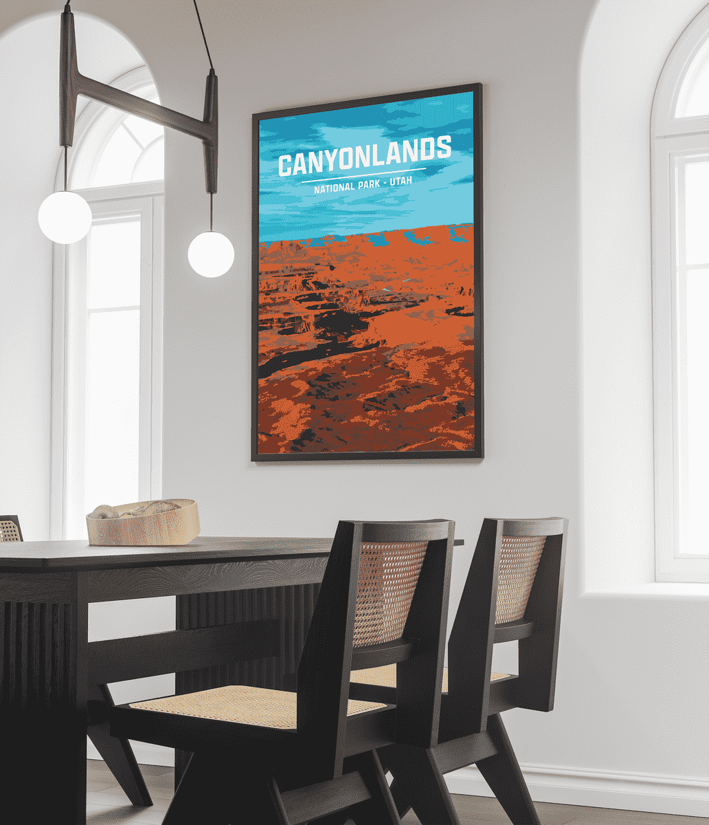 Canyonlands National Park Print | Vintage Style
