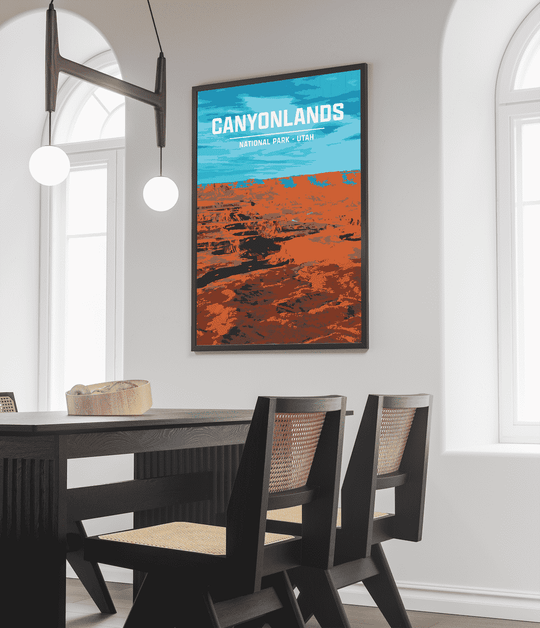 Canyonlands National Park Print | Vintage Style