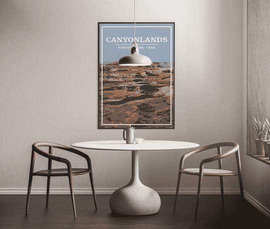 Canyonlands National Park Print | Vintage Style