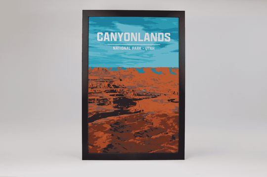 Canyonlands National Park Print | Vintage Style