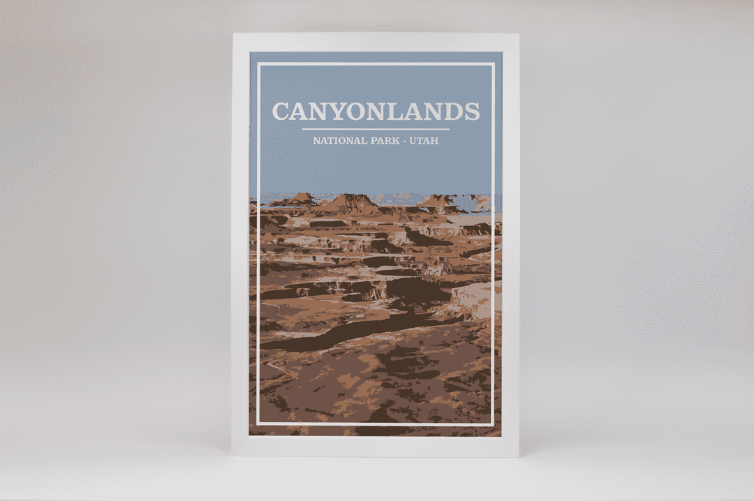 Canyonlands National Park Print | Vintage Style