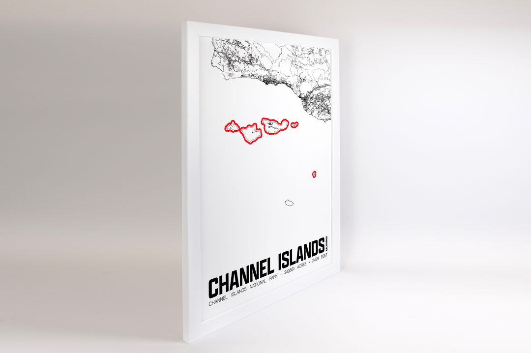 Channel Islands National Park – Perimeter Map Print