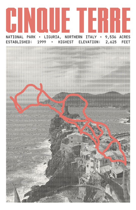 Cinque Terre National Park Poster