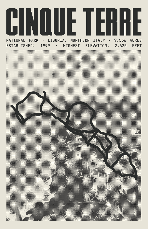 Cinque Terre National Park Poster