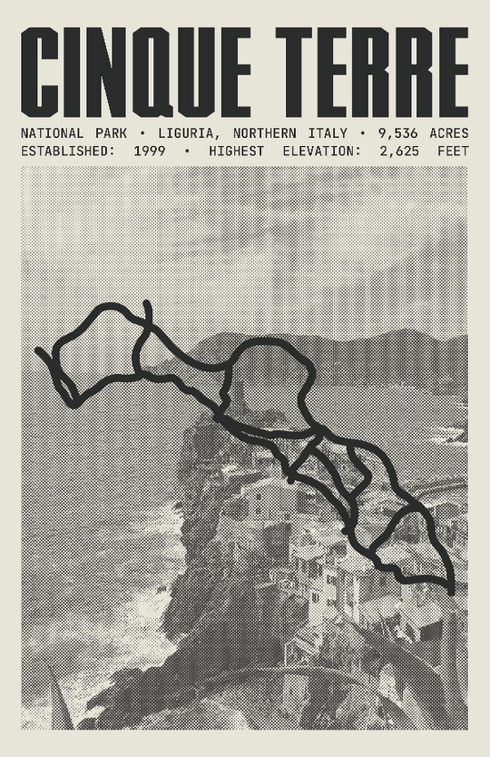 Cinque Terre National Park Poster
