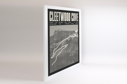 Cleetwood Cove Trail Poster | Crater Lake National Park Prints