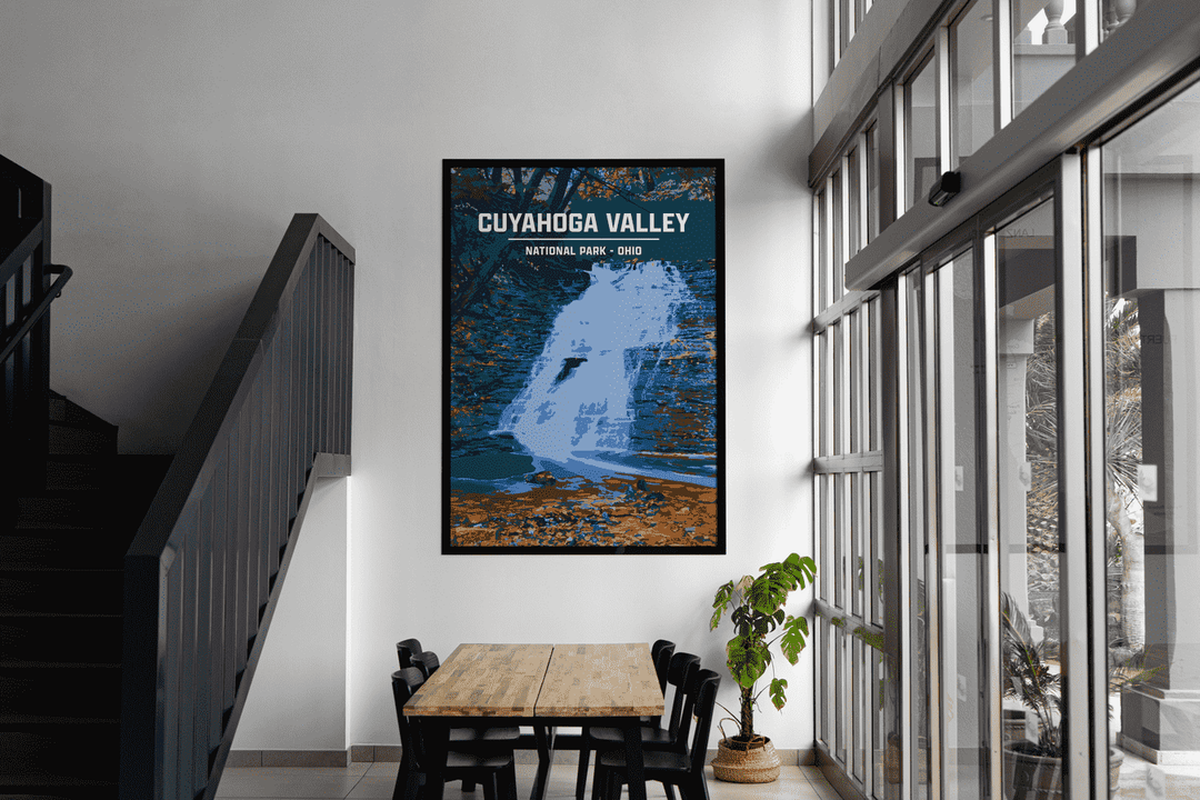 Cuyahoga Valley National Park Print | Vintage Style