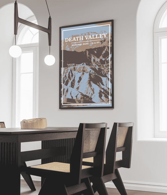 Death Valley National Park Print | Vintage Style