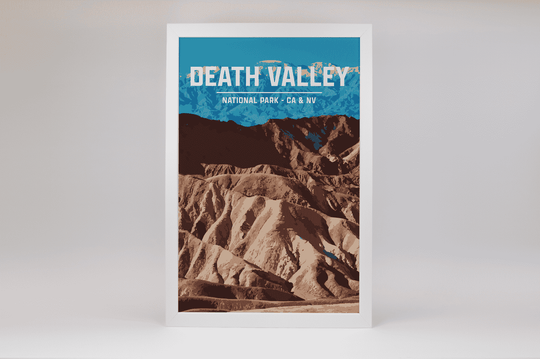 Death Valley National Park Print | Vintage Style