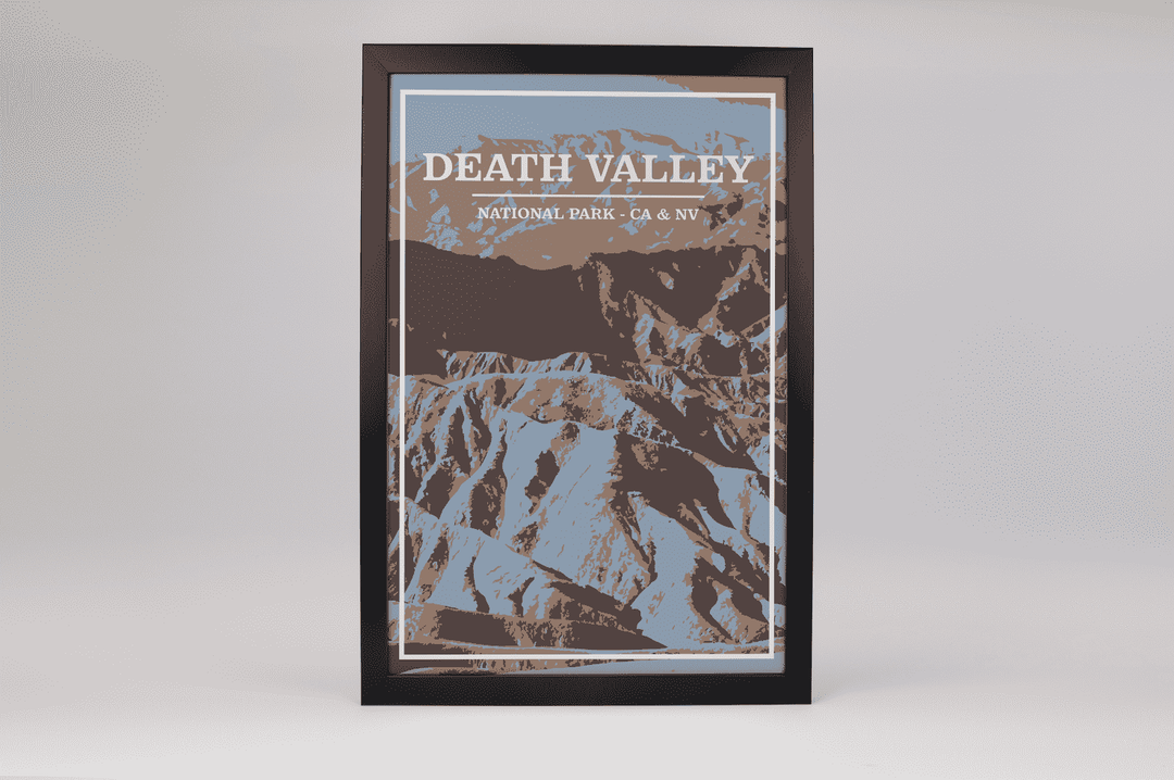 Death Valley National Park Print | Vintage Style