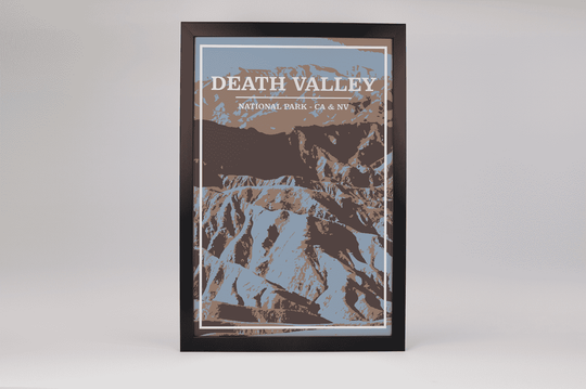 Death Valley National Park Print | Vintage Style