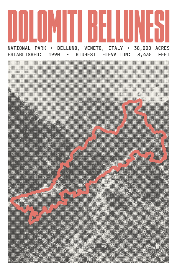 Dolomiti Bellunesi National Park Poster