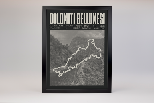Dolomiti Bellunesi National Park Poster
