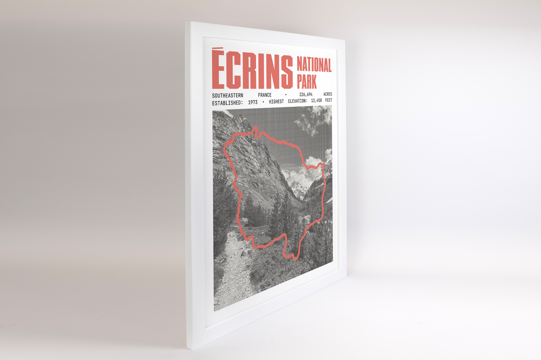 Écrins National Park Poster