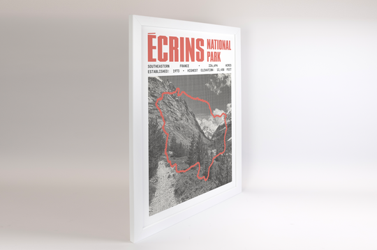 Écrins National Park Poster