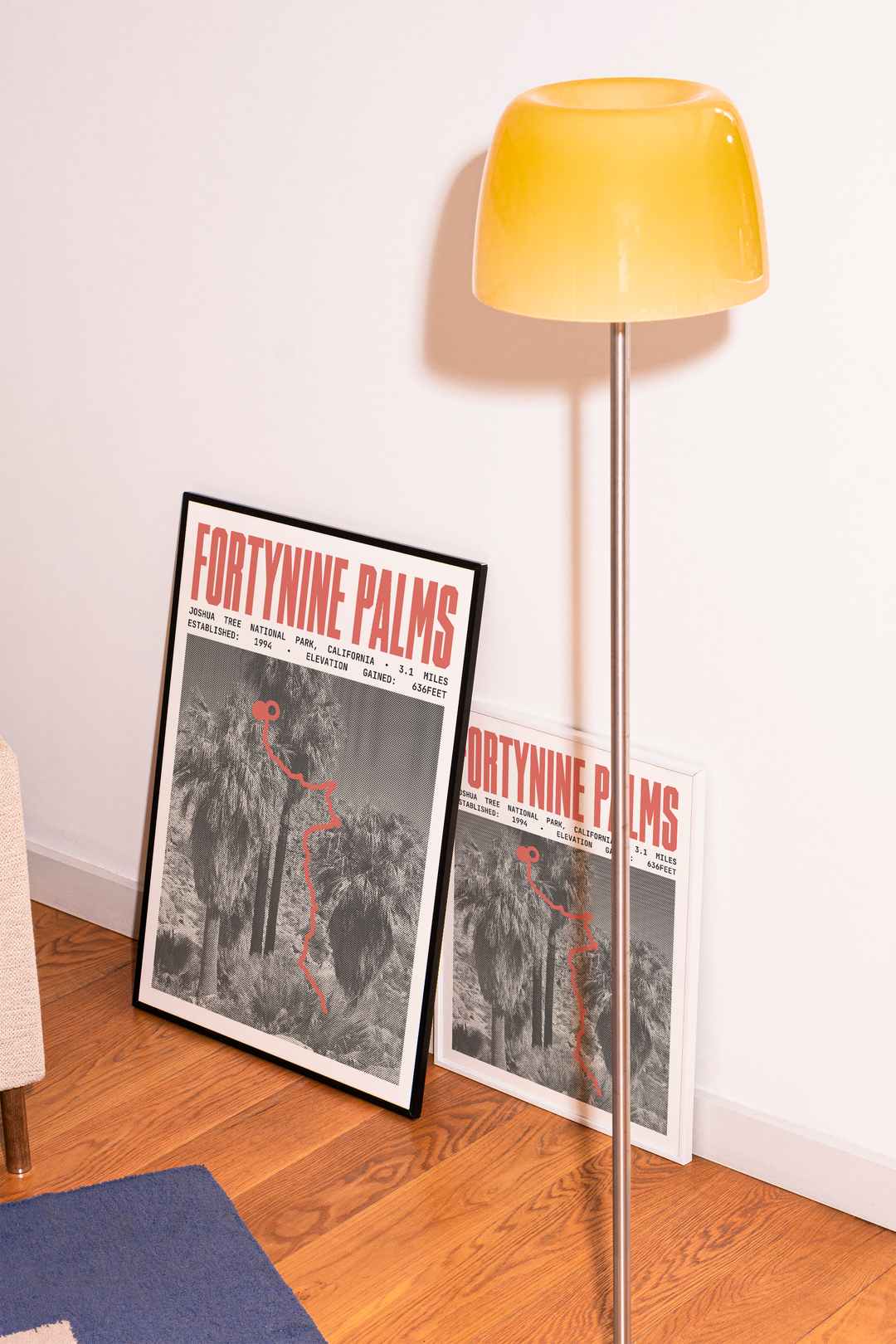 Fortynine Palms Oasis Trail Poster | Joshua Tree National Park Prints