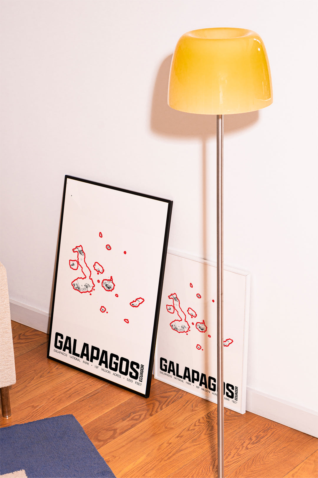 Galapagos National Park – Perimeter Map Print