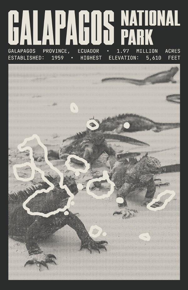 Galapagos National Park Poster