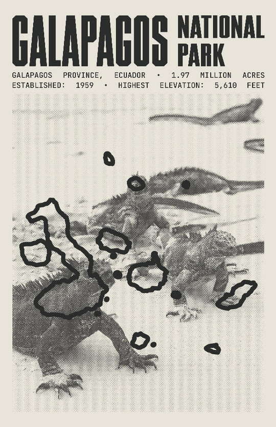 Galapagos National Park Poster