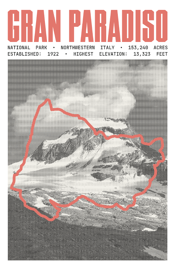 Gran Paradiso National Park Poster