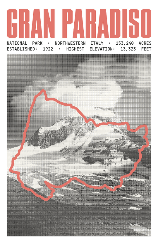 Gran Paradiso National Park Poster
