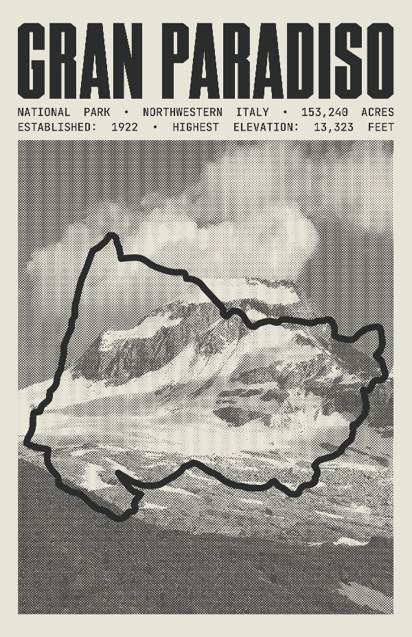 Gran Paradiso National Park Poster