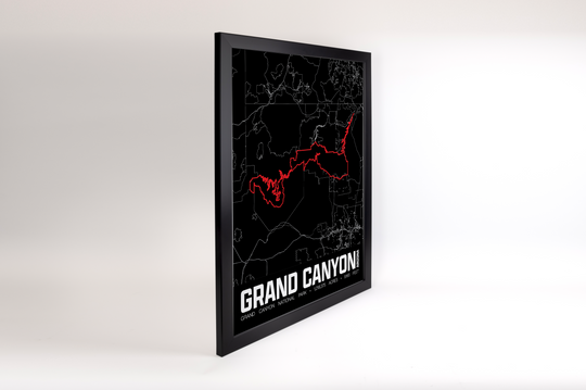 Grand Canyon National Park – Perimeter Map Print