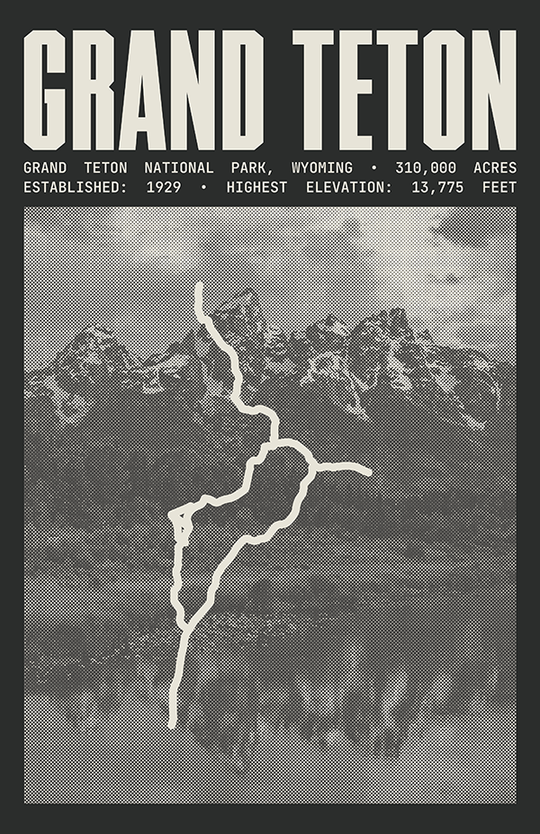 Grand Teton National Park Poster