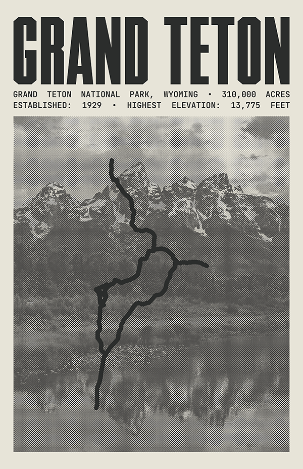 Grand Teton National Park Poster