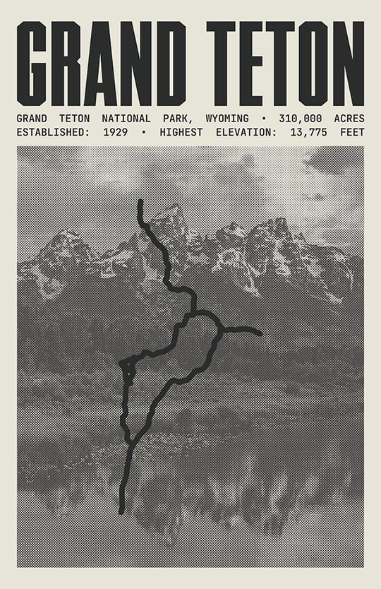 Grand Teton National Park Poster