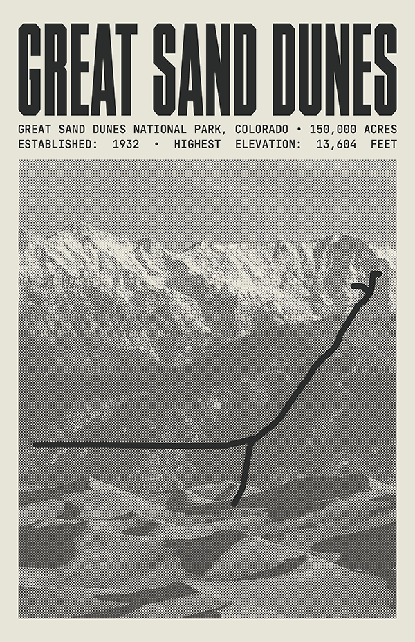 Great Sand Dunes National Park Poster